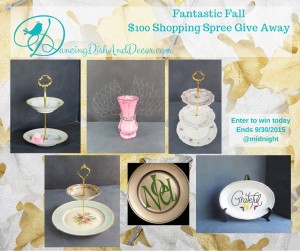 Enter To Win Today DancingDishAndDecor.com