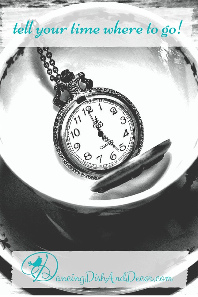 tell your time where to go! DancingDishAndDecor.com