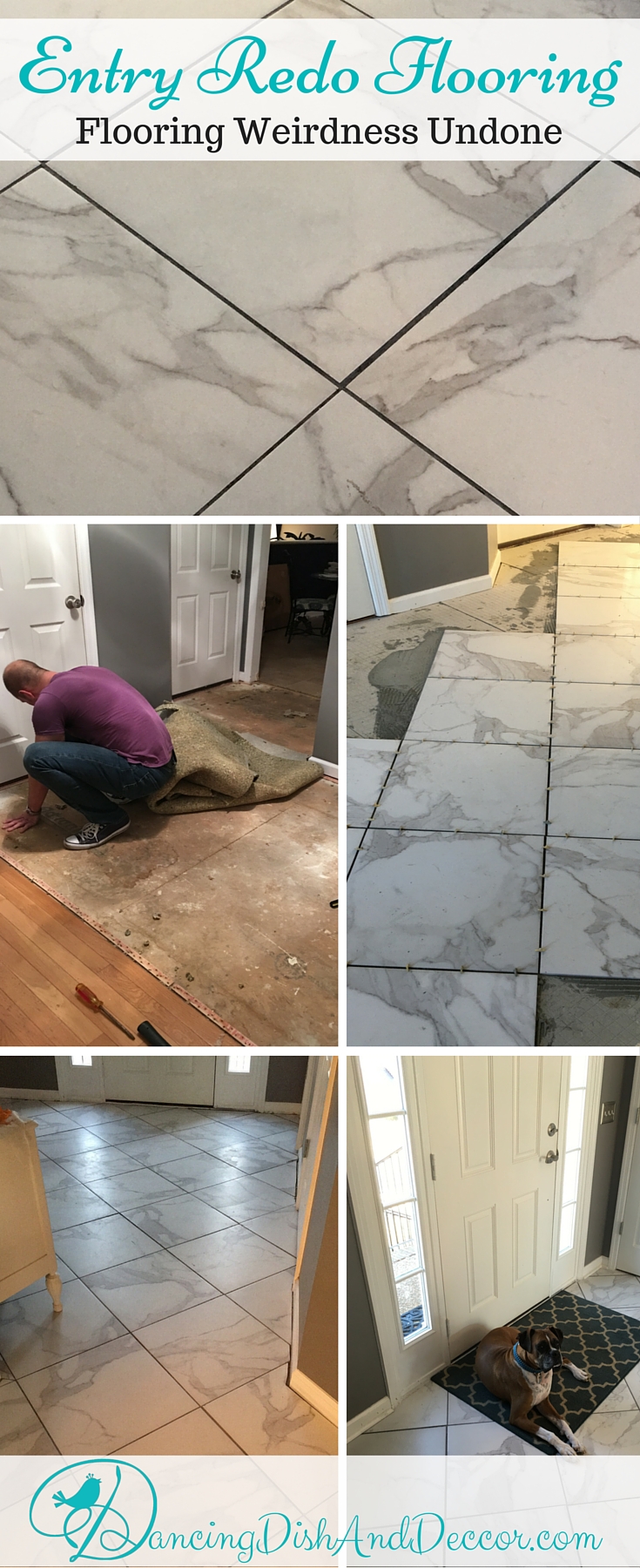 Flooring Before & After, DancingDishAndDecor{dot}com
