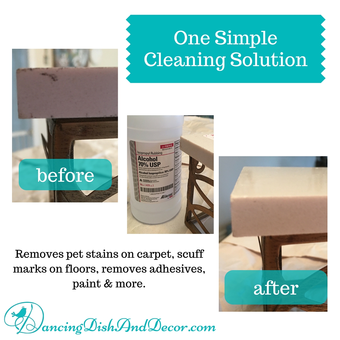 One Simple Cleaning Solution; DancingDishAndDecor{dot}com