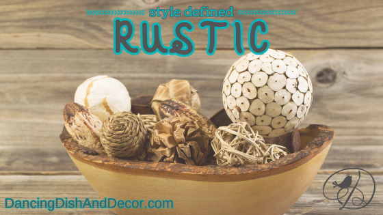 What is rustic home decor