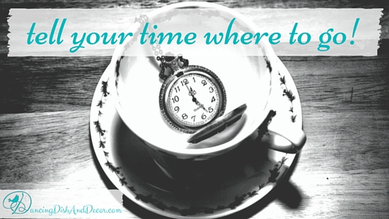 tell your time where to go! DancingDishAndDecor.com